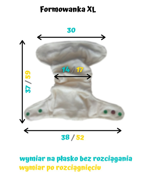 Formowanka XL Kieszonka z panelem PUL NAPY Formowanka XL Kieszonka z panelem PUL NAPY
